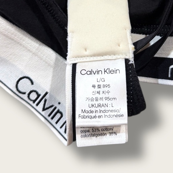 Calvin Klein Icon Cotton Modal Lightly Lined Triangle Bralette - Picture 8 of 8